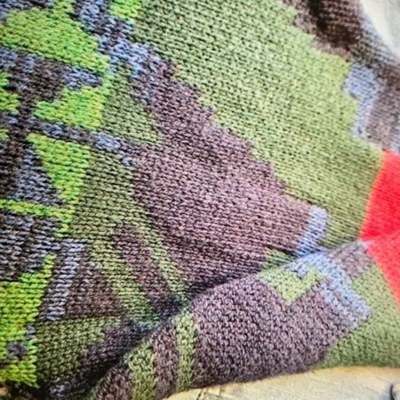 Chaps Denim Aztec Sweater Vest - Picture 2 of 5